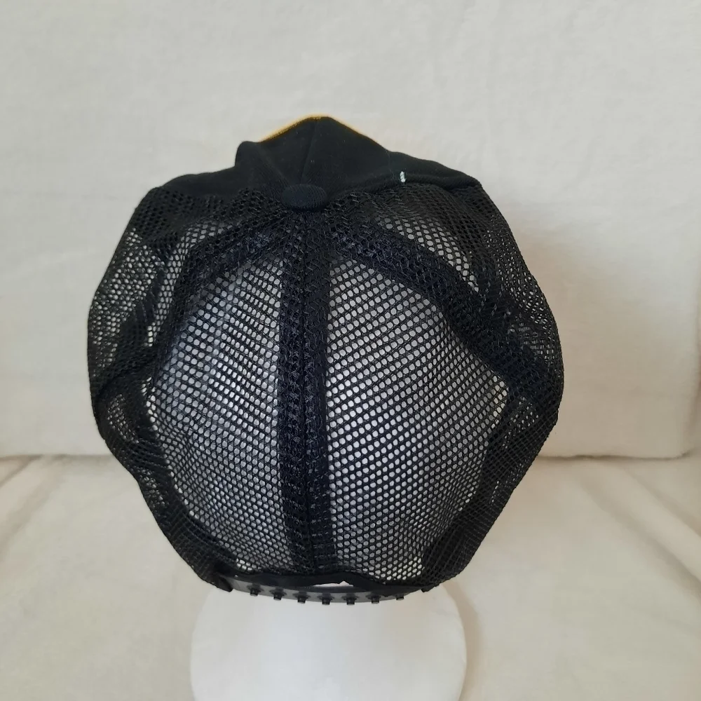 Vintage National Rifle Association NRA black gold wing snapback trucker …